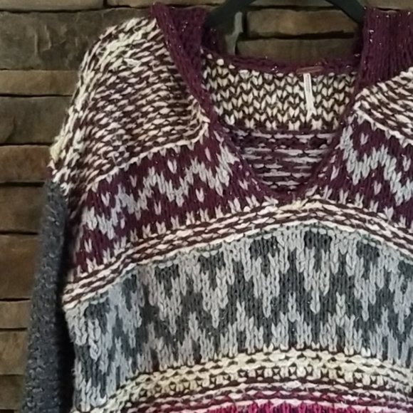 Free People Chunky Knit Hooded Sweater - Picture 4 of 11